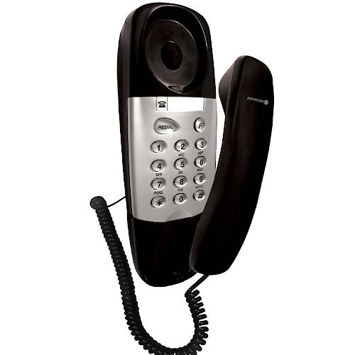 Telefono de mesa o pared Panacom 7250 Tipo gondola Negro