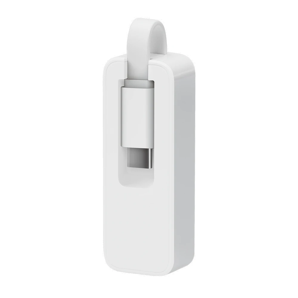 Vista lateral de Adaptador Red Rj45 Usb-C Gigabit Tp-Link Ue300C Usb 3.0
