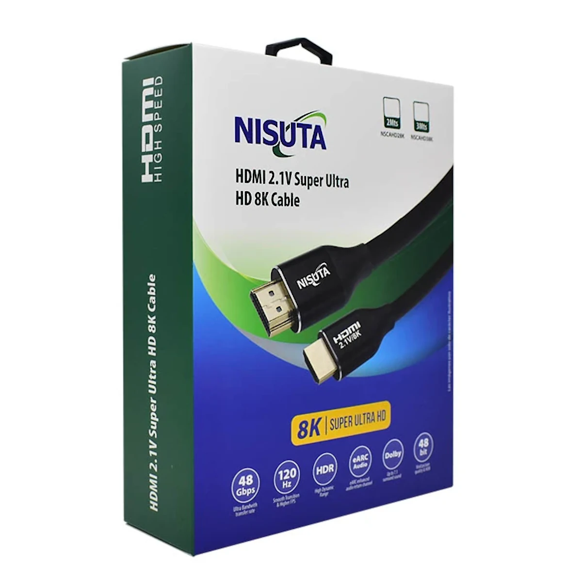 Miniatura 3 de Cables HDMI-HDMI marca Nisuta modelo NSCAHD38K