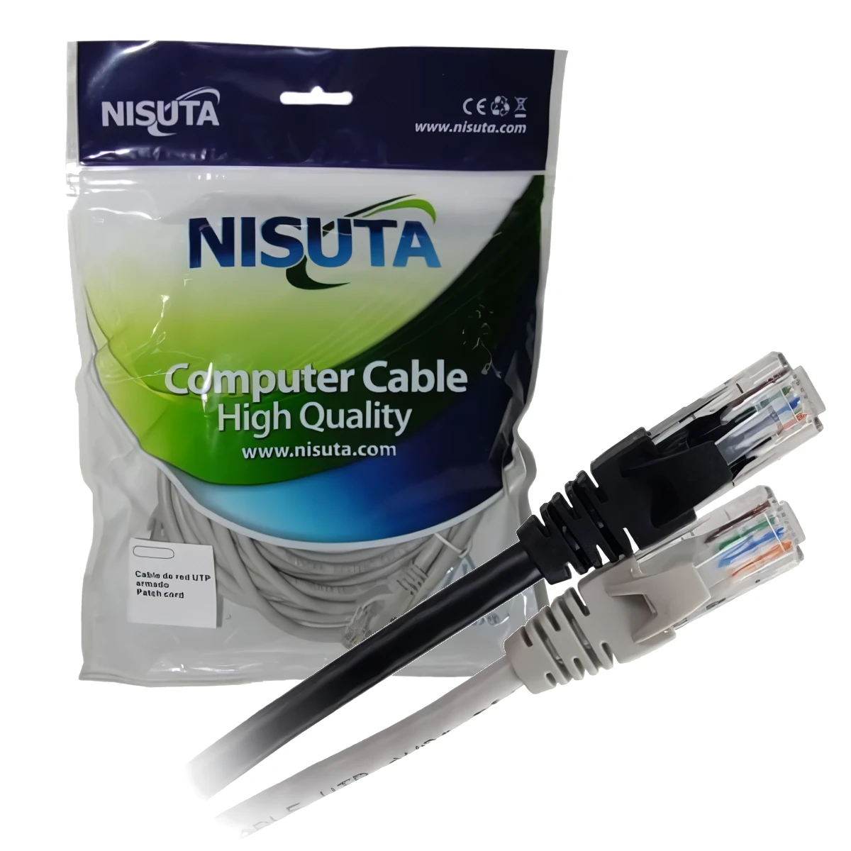 Detalles accesorios de Cable De Red Patchcord Rj45 7 Mts Cat 6 Nisuta