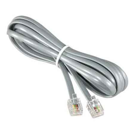 CABLE TELEFONICO RJ11 4 CONDUCTORES 8 MTS