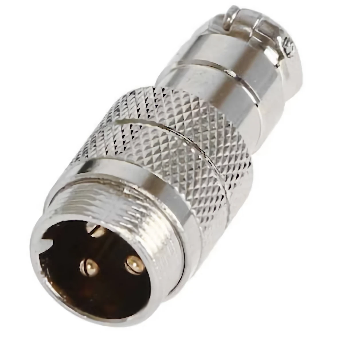 Ficha Conector Gx16 3 Pines Macho Aviacion A Cable Ficha Conector Gx16 3 Pines Macho Aviacion A Cable