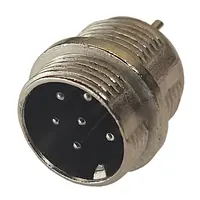 Ficha Conector Gx16 6 Pines Macho Aviacion A Chasis Ficha Conector Gx16 6 Pines Macho Aviacion A Chasis