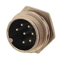 Ficha Conector Gx16 7 Pines Macho Aviacion A Chasis Ficha Conector Gx16 7 Pines Macho Aviacion A Chasis