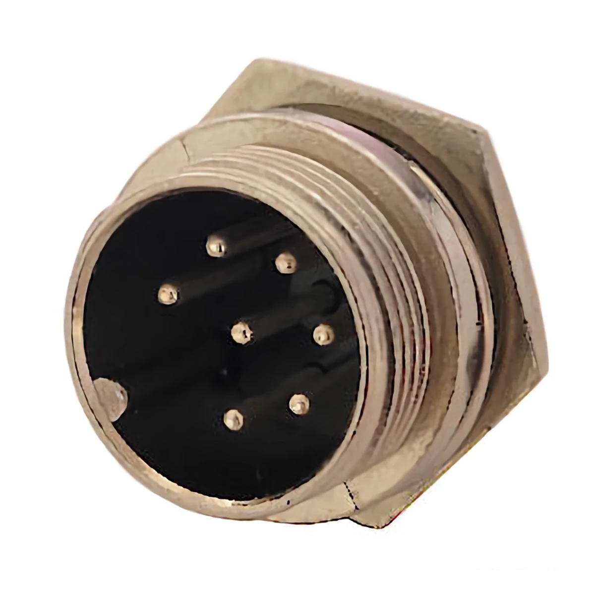 Ficha Conector Gx16 7 Pines Macho Aviacion A Chasis Ficha Conector Gx16 7 Pines Macho Aviacion A Chasis