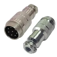 Ficha Conector Gx16 8 Pines Macho Aviacion A Cable Ficha Conector Gx16 8 Pines Macho Aviacion A Cable