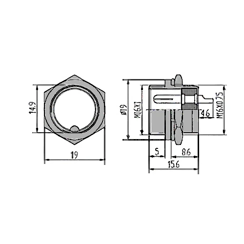 Miniatura 3 de GX16 Fichas y Conectores marca Arwen modelo MCR2-8P