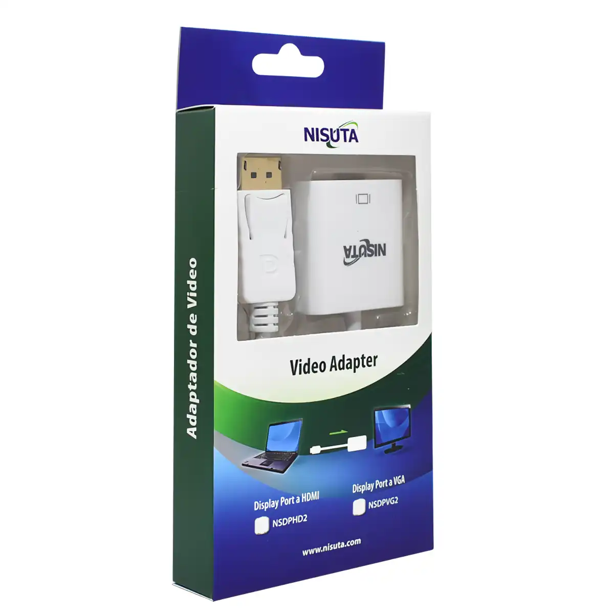 Miniatura 3 de Conversores DisplayPort a Varios marca Nisuta modelo NSDPHD2