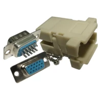 Ficha Db15 Vga Hembra Para Soldar Con Tapa Plastica Ficha Db15 Vga Hembra Para Soldar Con Tapa Plastica