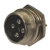 Ficha Conector Gx16 4 Pines Macho Aviacion A Chasis Ficha Conector Gx16 4 Pines Macho Aviacion A Chasis