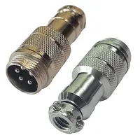 Ficha Conector Gx16 5 Pines Macho Aviacion A Cable Ficha Conector Gx16 5 Pines Macho Aviacion A Cable