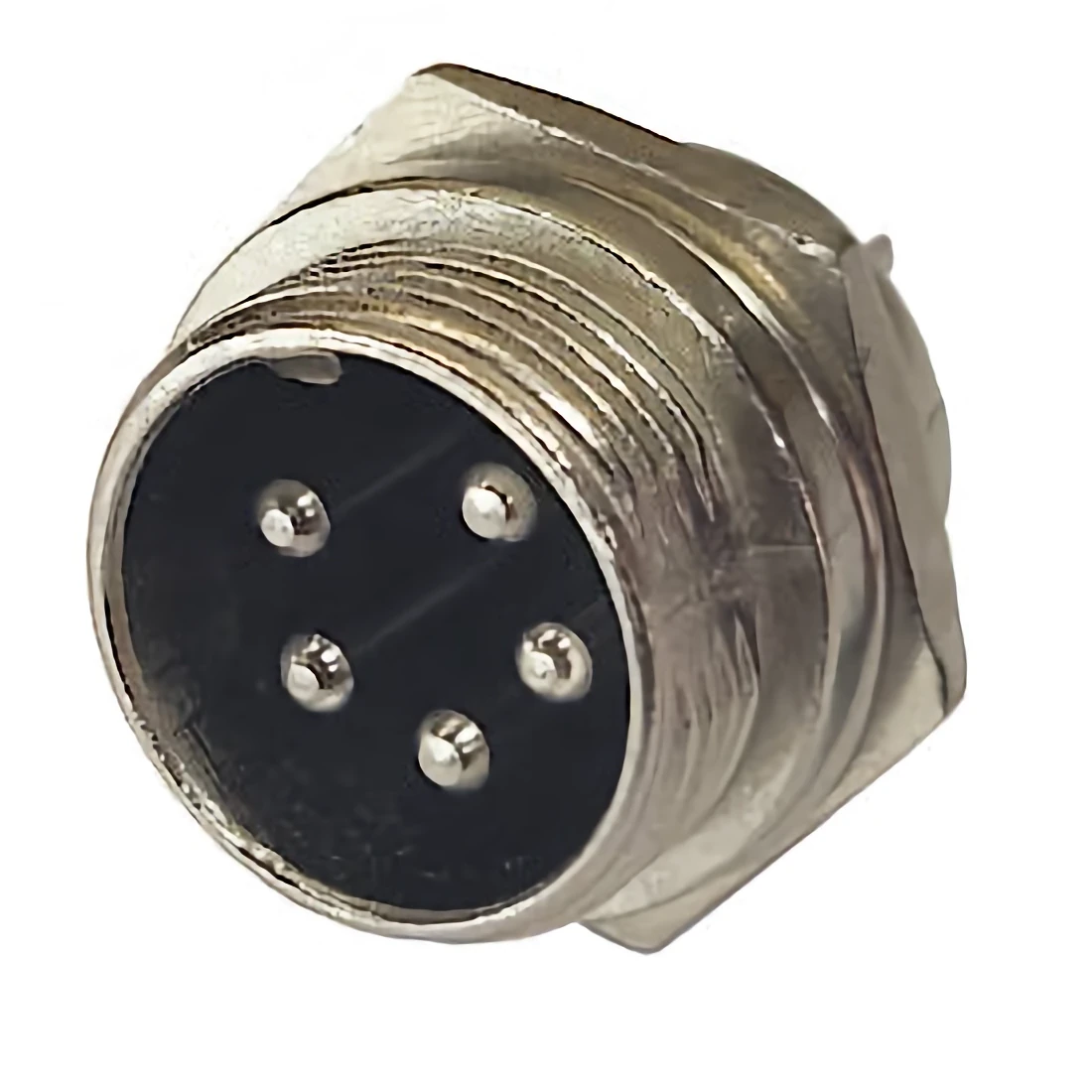 Ficha Conector Gx16 5 Pines Macho Aviacion A Chasis Ficha Conector Gx16 5 Pines Macho Aviacion A Chasis