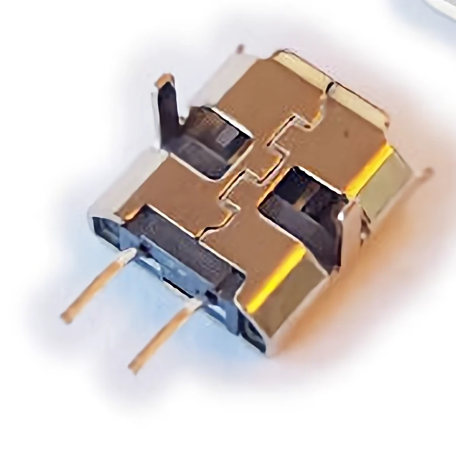 Vista lateral de Conector Ficha Micro Usb Hembra 2 Pin Smt-11