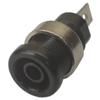 Ficha Banana Hembra Jack Chasis Hq Negro