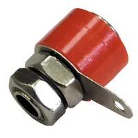 Ficha Banana Hembra Jack Chasis Rojo Corta