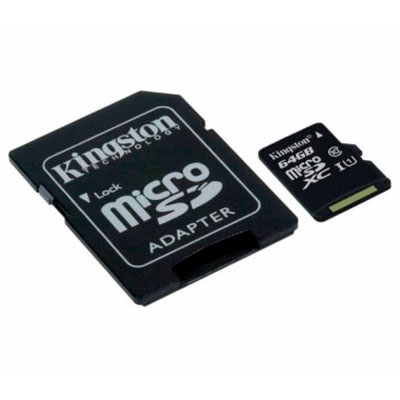 MEMORIA MICRO SD XC 64GB KINGSTON CL10 CANVAS SELECT PLUS 100 MBPS