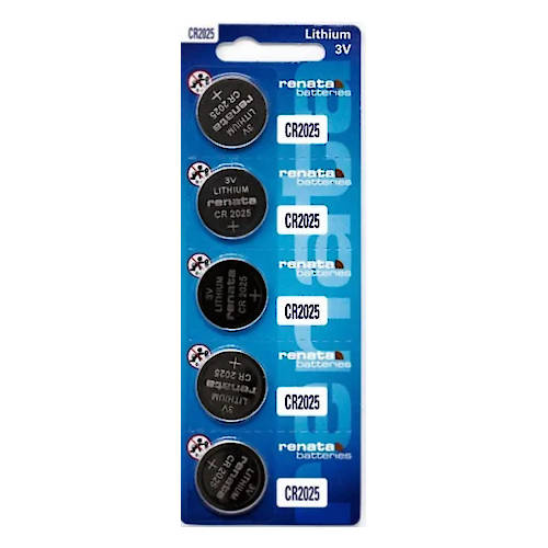 Pila Cr2025 Renata Litio 3V Blister X5