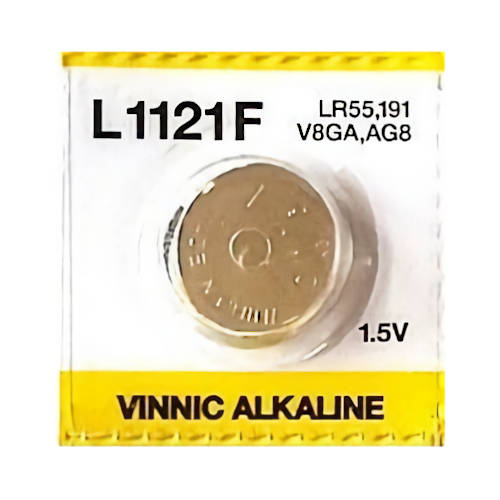 PILA LR55 AG8 191 VINNIC ALCALINA 1,5V BLISTER X1 VENCIMIENTO 10/2022