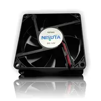 Fan 80Mm 3Pin 25Mm Espesor 2500Rpm Buje Nisuta